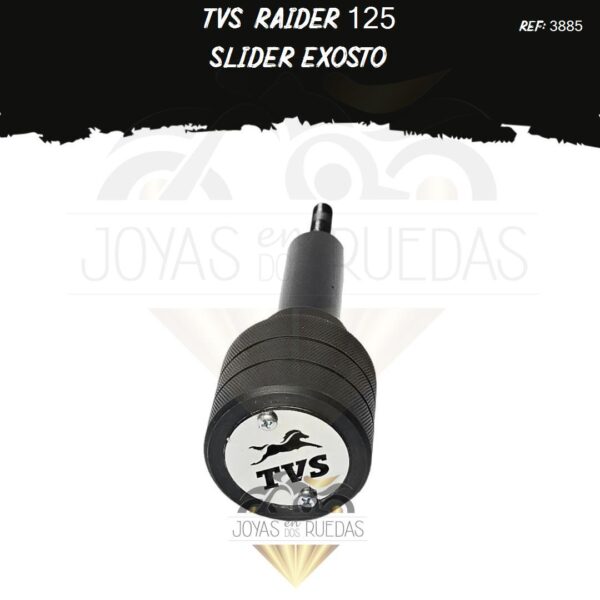 lujo TVS Raider 125 slider exosto