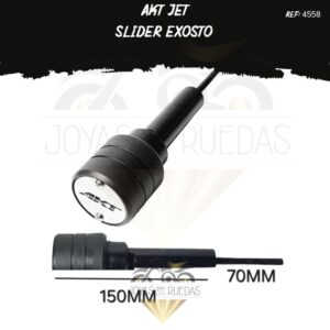 moto AKT jet slider exosto