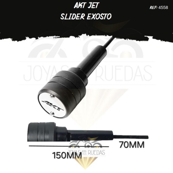moto AKT jet slider exosto