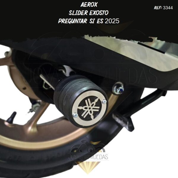moto Aerox slider exosto