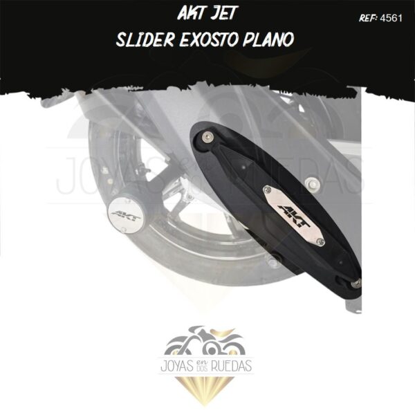 Slider exosto plano articulo AKT jet