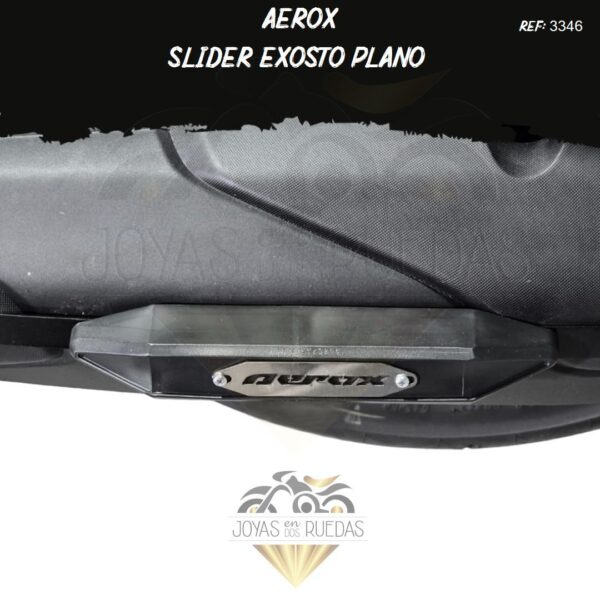 partes Aerox Slider exosto plano