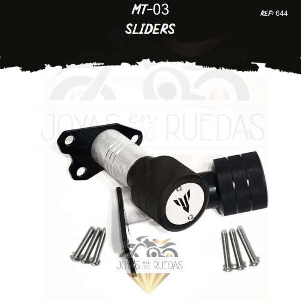 parte MT-03 sliders