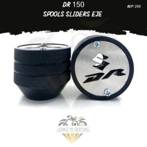 moto DR 150 Spools Sliders eje
