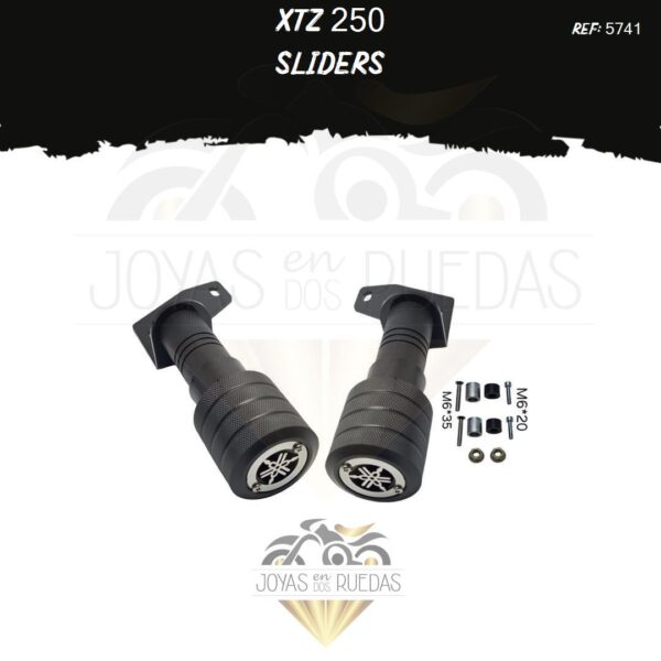 lujo XTZ 250 sliders