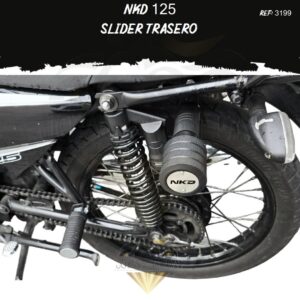 moto NKD 125 slider trasero