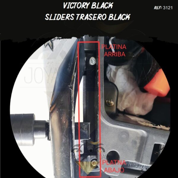 accesorio victory black sliders trasero black