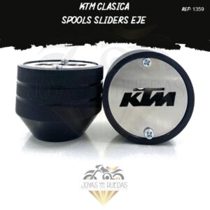 parte KTM clasica Spools Sliders eje