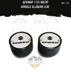 parte Gixxer 150 viejo Spools Sliders eje