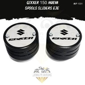 accesorios Gixxer 150 nueva Spools Sliders eje