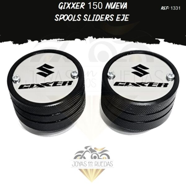 accesorios Gixxer 150 nueva Spools Sliders eje