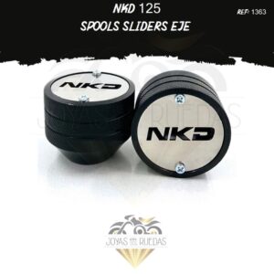 partes NKD 125 Spools Sliders eje