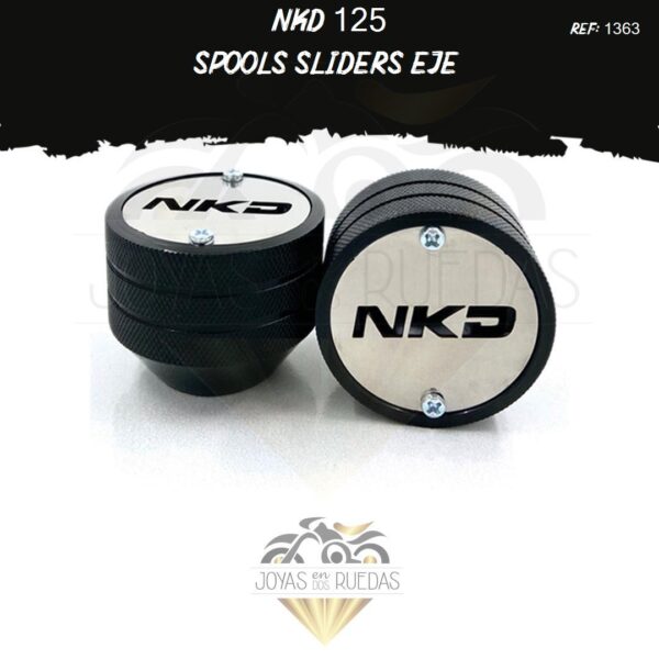 partes NKD 125 Spools Sliders eje