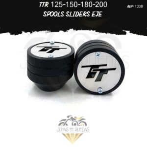 TTR 125-150-180-200 lujos Spools Sliders eje