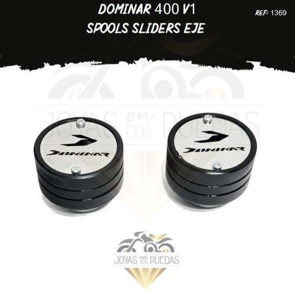 articulos Dominar 400 v1 Spools Sliders eje