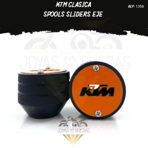 Spools Sliders eje articulo KTM clasica