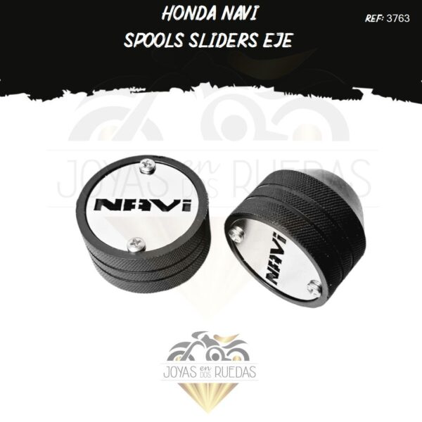 moto Honda Navi Spools Sliders eje