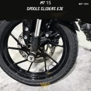 accesorios MT 15 Spools Sliders eje