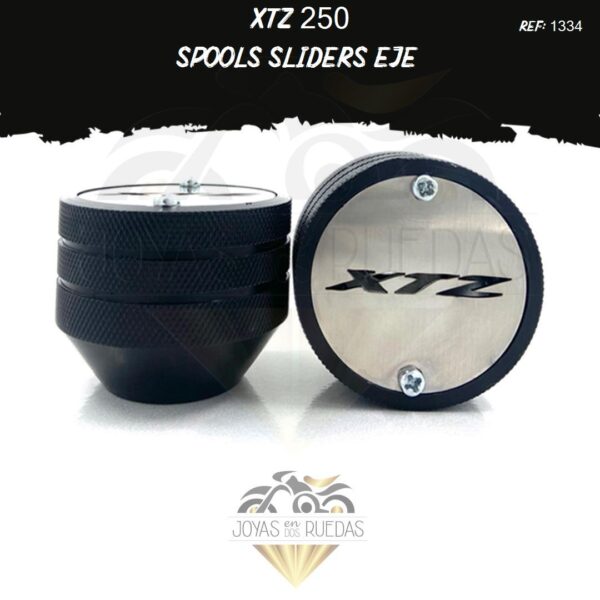 motos XTZ 250 Spools Sliders eje