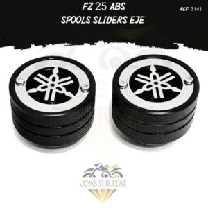 FZ 25 ABS lujos Spools Sliders eje
