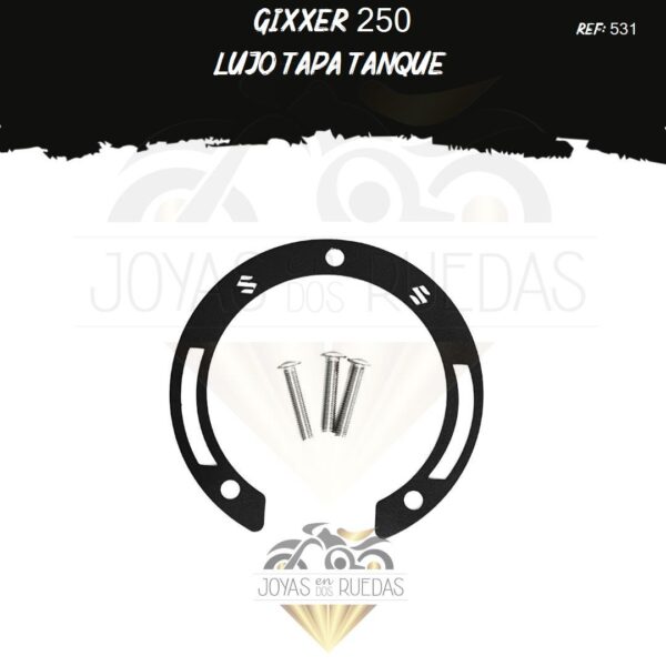 accesorio Gixxer 250 lujo tapa tanque