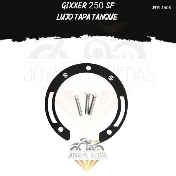 accesorios Gixxer 250 sf lujo tapa tanque