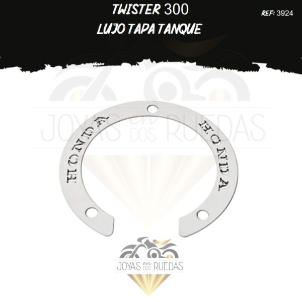 moto TWISTER 300 lujo tapa tanque