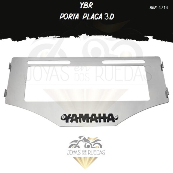 piezas YBR portaplaca 3D