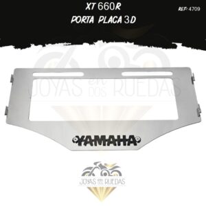 piezas XT 660R portaplaca 3D