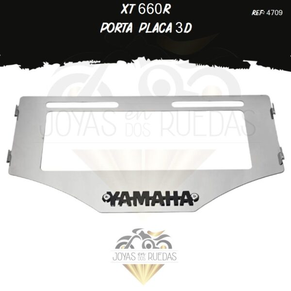 piezas XT 660R portaplaca 3D